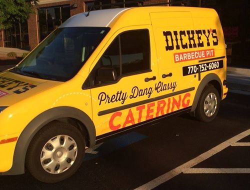 Roland Dickey Attends Dickey's Barbecue Pit Grand Opening in Sharpsburg