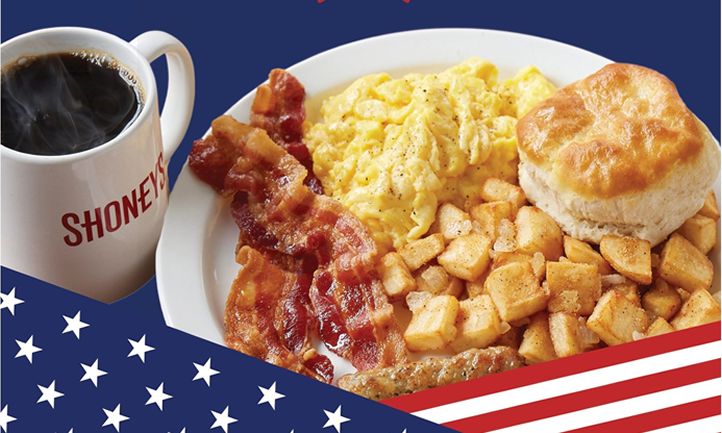 Shoney’s Salutes America’s Veterans and Troops With Free Breakfast Fresh Food Bar